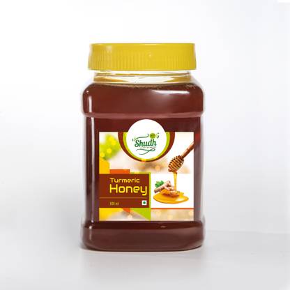 Shudh Purity Of Nature Turmeric Healthy Honey With No Sugar Adulteration | Immunity Booster(Size: 500ml)