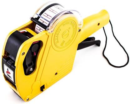 NEXA Price Labeller MX5500 Rate Printer Label Gun 8 Digits 1pc (Yellow) Label Stamping Machine