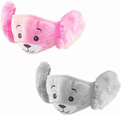 vivaaan Kids woolen mask, fashionable kids mask with Ear Muff