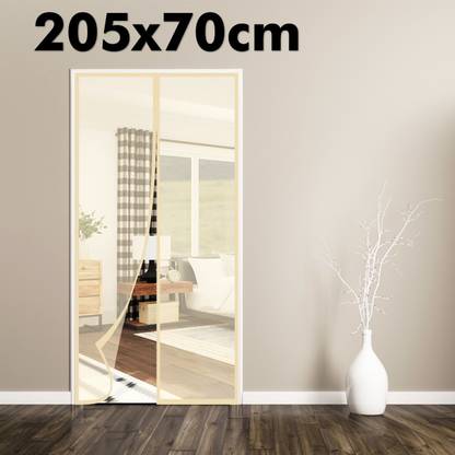 Mkpackaging Magnetic Door AC & Net Curtains Polyester Washable Adults Mosquito Net