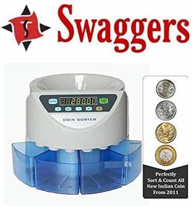 SWAGGERS Automatic Coin Counter Coin Sorter Coin Counting Machine !! 1 Year Warranty !! Note Counting Machine