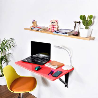 Flipkart Perfect Homes Studio (16x31inch) folding study table Foldable Laptop Desk for Home & Office computer Solid Wood Office Table