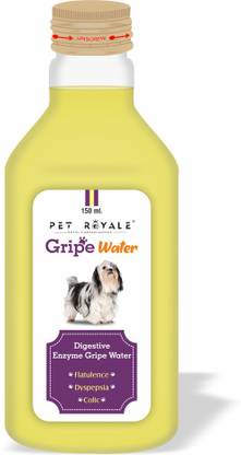 Petroyale Digestion Syrup for Dog | Gripe Water for Dog Cat Pet | Increases Saliva Promotes Stomach Acid Controls Flatulence Helps in Abdominal Discomfort Controls Colic & Dyspepsia | Fennel Chamomile Ginger Cardamom Licorice Clove Cinnamon Peppermint Dill | 150 ml | Pack of 1 Pet Health Supplements