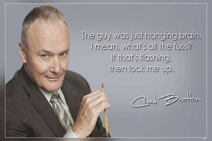 Flashing Creed Bratton The Office Matte Finish Poster Paper Print