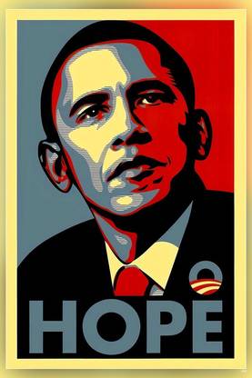 Barack Obama Hope Shepard Fairey Campaign Art Matte Finish Poster Paper Print