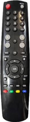 Electvision Remote Control for LED or LCD TV banana body Compatible with (Please Match The Image with Your Existing Remote Before Placing The Order Before) VU Led LCD tv. Remote Controller