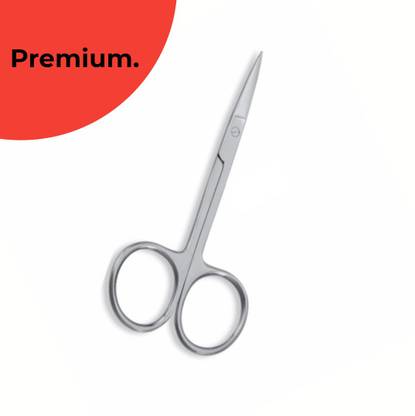 Panchal Small (4inch) Stainless Steel Trimming Scissor For Nose, Beard, Moustache Scissors