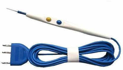 saniquick Eletrosugical Control pencil White Colour For Hospitals Use Cautery Pencil Digital Surgical Cautery Pencil with 3 Pin Thermal Cautery