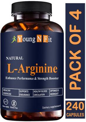 Young N Fit L-Arginine 1000mg Capsules Per Serving, l arginine supplement (YNF211)Advanced