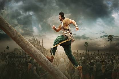 Smoky Design baahubali 2 the conclusion prabhas telugu tamil Wallpaper Poster