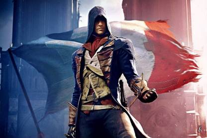 Smoky Design assassin s creed unity arno dorian video games Wallpaper Poster