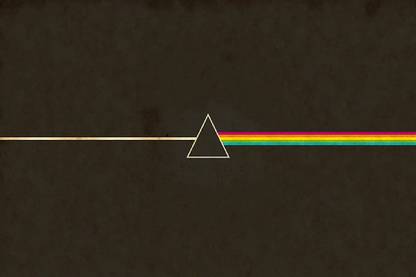 Smoky Design pink floyd digital art triangle music Wallpaper Poster
