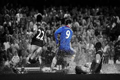 Smoky Design fernando torres chelsea fc soccer Wallpaper Poster