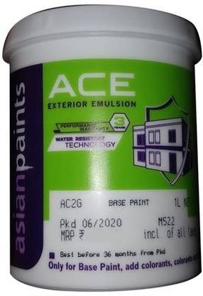 Asian Paints Ace Emulsion 1LTR White Emulsion Wall Paint