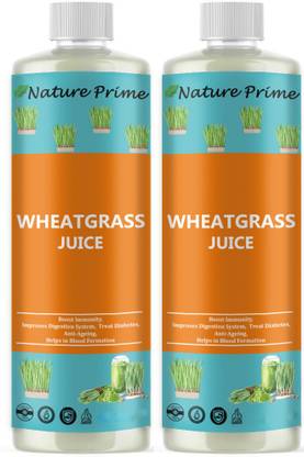 Nature Prime Ayurveda Wheatgrass Juice Natural, Herbal, Ayurvedic Juice for Detoxification and Boosting Immunity I No Added Sugar
