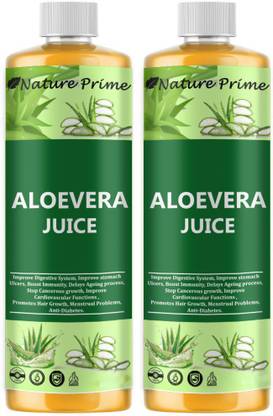 Nature Prime Aloevera Juice for Building Immunity and Digestion Booster | No Added Sugar