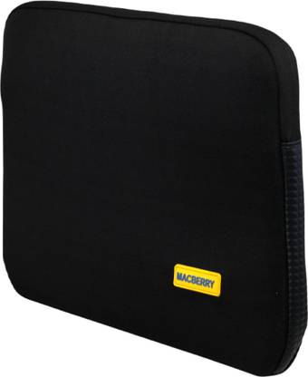 MACBERRY Laptop Bag Sleeve for 13 Inch Laptop MacBook, Protective, High Quality Fabric Laptop Sleeve/Cover (Black, 13 inch) Laptop Sleeve/Cover