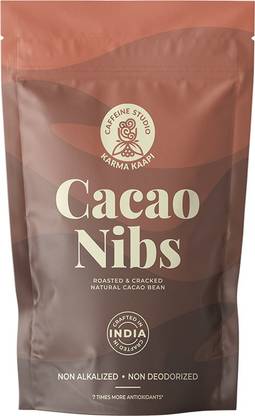 karma kaapi CACAO [COCOA] NIBS ORGANIC [150 G] NON ALKALIZED |VEGAN SUPERFOOD |KETO FOR EATING BAKING COOKING Topping