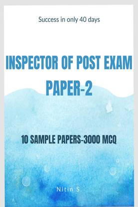 INSPECTOR OF POST EXAM-PAPER 2