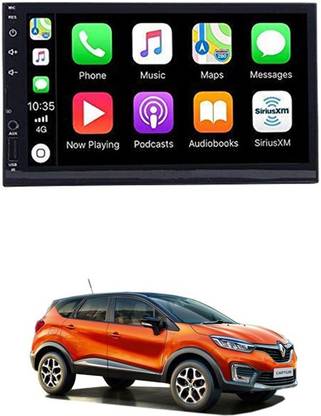 RKPSP 7 INCH Full Double Din Car Screen Stereo Media Player Audio Video Touch Screen Stereo Full HD with MP3/MP4/MP5/USB/FM Player/WiFi/Bluetooth & Mirror Link For Capture Car Stereo