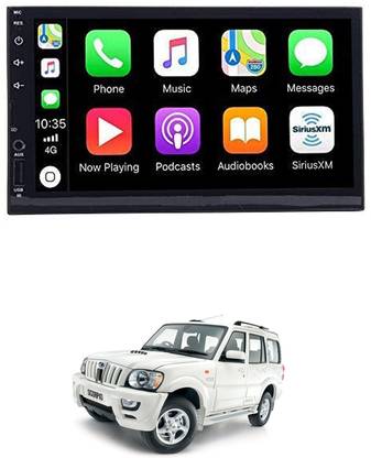 AYW 7 INCH Full Double Din Car Screen Stereo Media Player Audio Video Touch Screen Stereo Full HD with MP3/MP4/MP5/USB/FM Player/WiFi/Bluetooth & Mirror Link For Scorpio Car Stereo