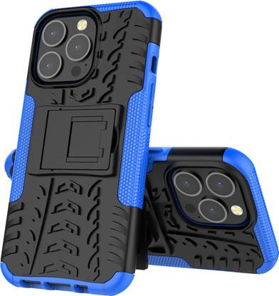 Empire Accessories Back Cover for Iphone 13 Pro Max Shockproof Dazzle tyre case with kick stand