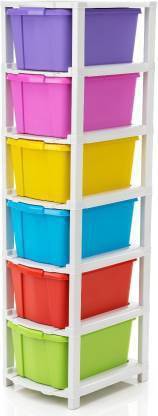 Khunt Enterprise 6 Compartments PLASTIC DESK DRAWER