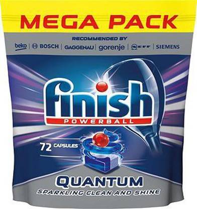 Finish Quantum 72 Tablets ___Pack of 1 Dishwashing Detergent