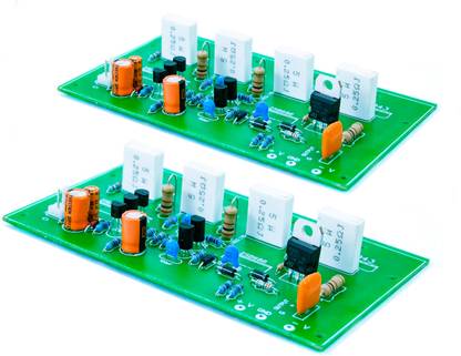 DSOUND 200+200 Watt Mono Amplifier Board for 2SC5200 + 2SA1943 (Only Driver Section Assembled) Pack of 2 Sound Recorder and Sound Circuit Electronic Hobby Kit