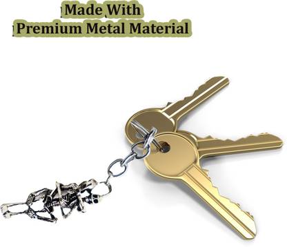AutoPowerz Skeleton Keychains Decorative Skeleton Skull Ghost Key Ring Key Chain