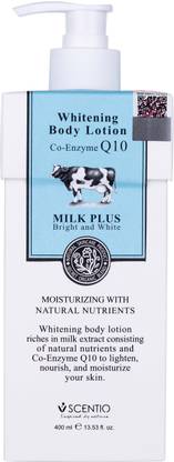 SCENTIO Milk Plus Whitening Q10 Body Lotion