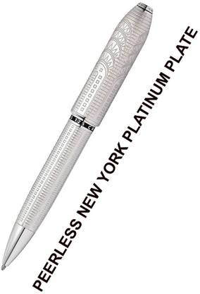 CROSS PEERLESS NEW YORK PLATINUM PLATE BALLPOINT PEN Ball Pen