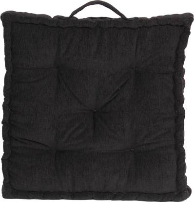 Faburaa Cabana 20x20 Box Square Cushion for Seating Chair, Living Room, Bedroom Black Floor Chair, Meditation Chair, Reading Chair, Yoga Chair, Lazy Chair