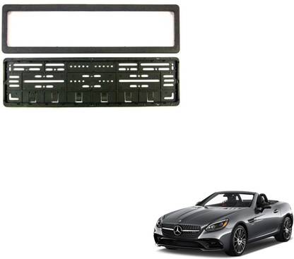 SEMAPHORE High Securiity Registration Car Number Plate Frame (Front & Rear) Compatible With Mercedes Benz SL-Class Car Number Plate