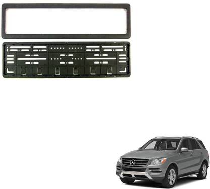 SEMAPHORE High Securiity Registration Car Number Plate Frame (Front & Rear) Compatible With Mercedes Benz M-Class Car Number Plate