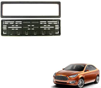 SEMAPHORE High Securiity Registration Car Number Plate Frame (Front & Rear) Compatible With Ford Escort Car Number Plate