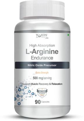 Vokin Biotech L-Arginine 500 mg Support Muscle Recovery & Relaxation