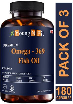 Young N Fit Fish Oil (Triple Strength) With 1000Mg Omega 369 (YNF153)Ultra