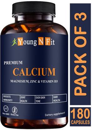 Young N Fit Calcium, Magnesium, Zinc, D3 & B12 Tablets (YNF146)Advanced