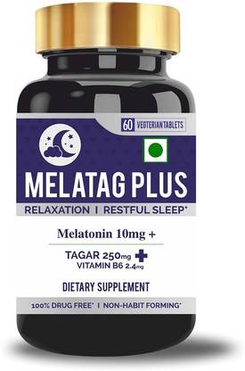 MEGSONS Melatag Plus relaxation tablets||60 Melatonin Tablets foe sleeping aid
