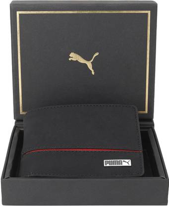 PUMA Men & Women Casual Black Artificial Leather Wallet