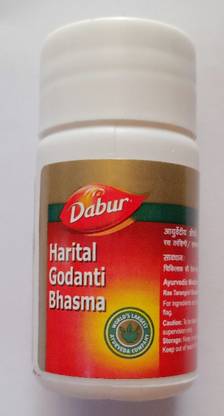 Dabur HARITAL GODANTI BHASMA 10G (PACK OF 4 )