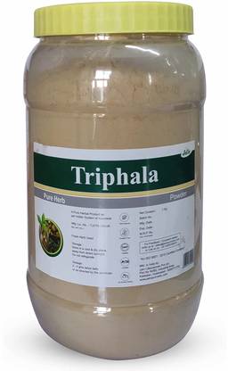 Jain Triphala Churna Ayurvedic Remedy For Gastro Intestinal Health - 1Kg, Family Pack
