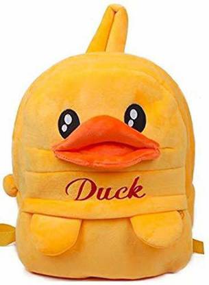 KE Kids Backpack Toddler Bag Plush Animal Cartoon Mini Travel School Bag for Baby(Yellow Duck) Waterproof School Bag