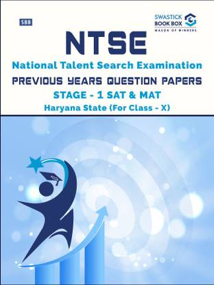 NTSE Previous Year Question Papers Stage - 1 (MAT + SAT) HARYANA STATE