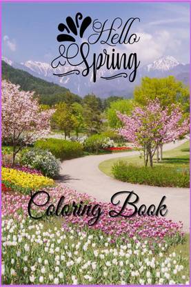 Hello Spring Coloring Book