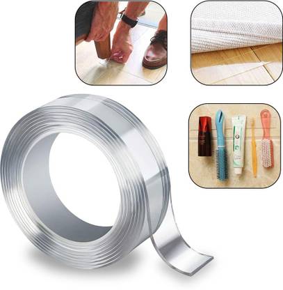 GETOWN transparent cello tape Small Dispenser Adhesive Type (Manual)