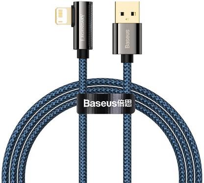 Baseus Lightning Cable 2.4 A 1 m Legend Mobile Game Elbow Cable USB - Lightning 2.4A 1m Blue