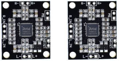 keertan kalp 2-Pic PAM-8610 Digital Amplifier Board 7V-12V Two Channel 2X15W Miniature Module Electronic Components Electronic Hobby Kit Multilayer PCB