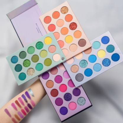 Canni Eyeshadow Palette 60 Colors Mattes And Shimmers High Pigmented Color Board Palette Long Lasting Makeup Palette Blendable Professional Eye Shadow Make Up Eye Cosmetic 80 g